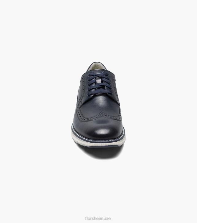 Florsheim رجال frenzi wingtip أكسفورد 6B6H42 القوات البحرية الأحذية
