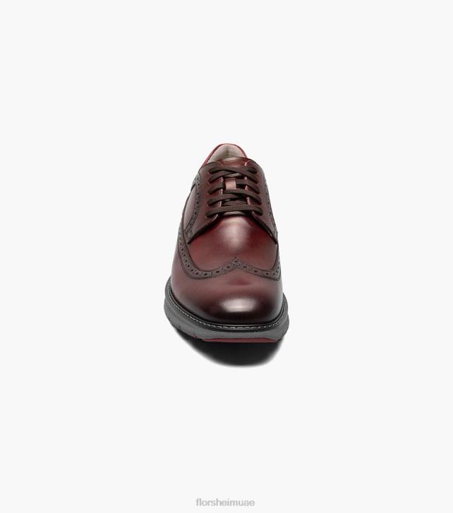 Florsheim رجال frenzi wingtip أكسفورد 6B6H43 بورجوندي الأحذية