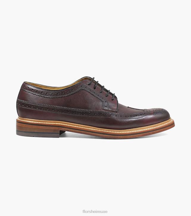 Florsheim رجال kenmoor ii wingtip أكسفورد 6B6H139 بورجوندي الأحذية
