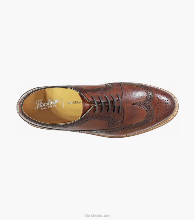 Florsheim رجال kenmoor ii wingtip أكسفورد 6B6H141 كونياك الأحذية