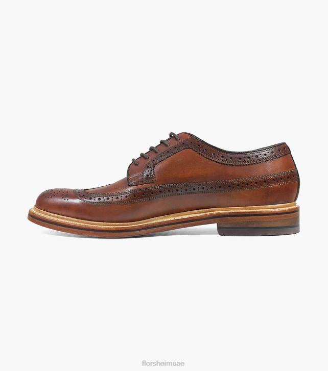 Florsheim رجال kenmoor ii wingtip أكسفورد 6B6H141 كونياك الأحذية