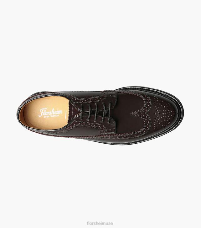 Florsheim رجال kenmoor wingtip أكسفورد 6B6H136 بورجوندي الأحذية