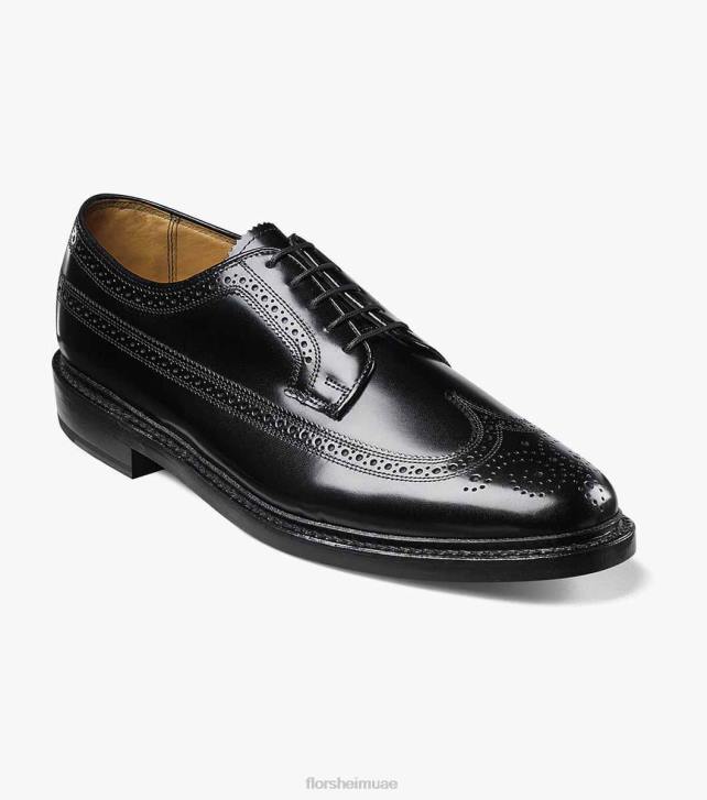 Florsheim رجال kenmoor wingtip أكسفورد 6B6H137 أسود الأحذية