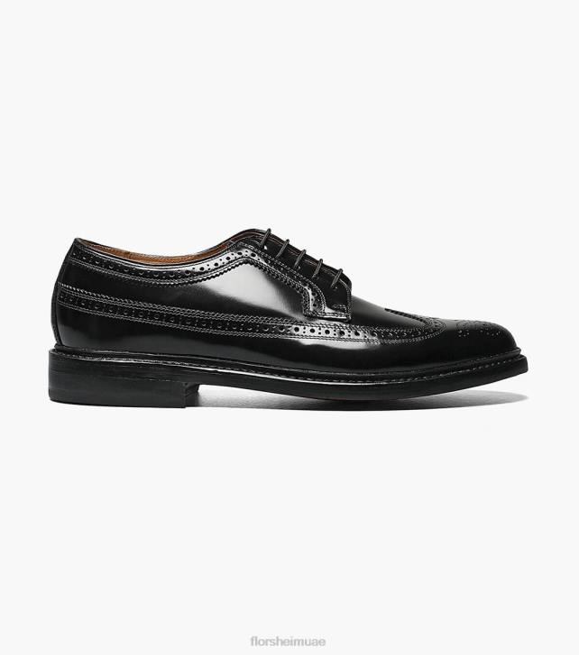 Florsheim رجال kenmoor wingtip أكسفورد 6B6H137 أسود الأحذية
