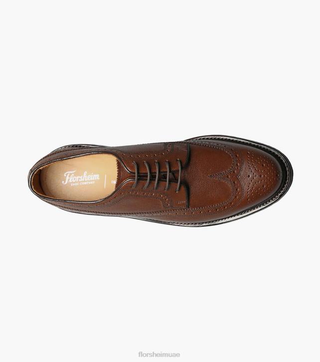 Florsheim رجال kenmoor wingtip أكسفورد 6B6H138 كونياك الأحذية