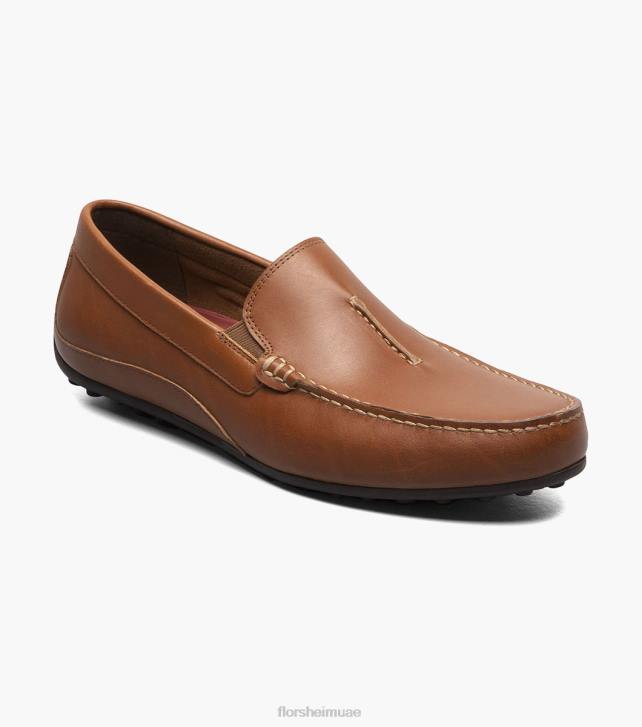 Florsheim رجال خنق moc اصبع القدم البندقية متعطل 6B6H106 سرج تان الأحذية