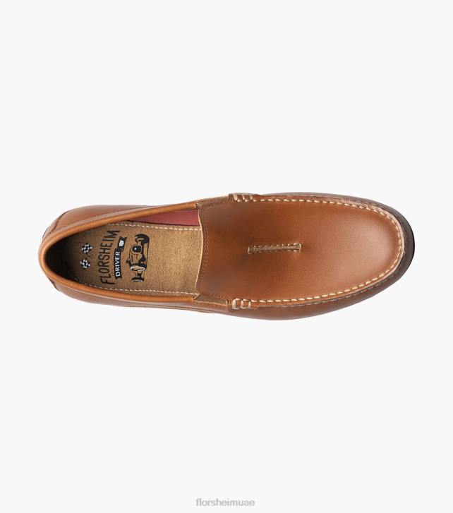 Florsheim رجال خنق moc اصبع القدم البندقية متعطل 6B6H106 سرج تان الأحذية