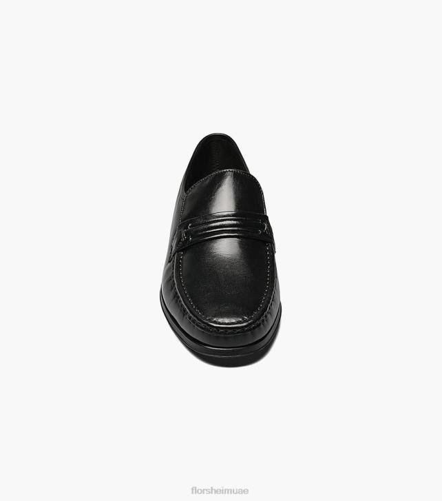 Florsheim رجال كومو moc حزام اصبع القدم متعطل 6B6H189 أسود الأحذية