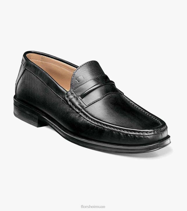 Florsheim رجال حزام اصبع القدم moc القصر متعطل 6B6H275 أسود الأحذية