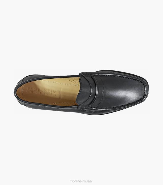 Florsheim رجال حزام اصبع القدم moc القصر متعطل 6B6H275 أسود الأحذية