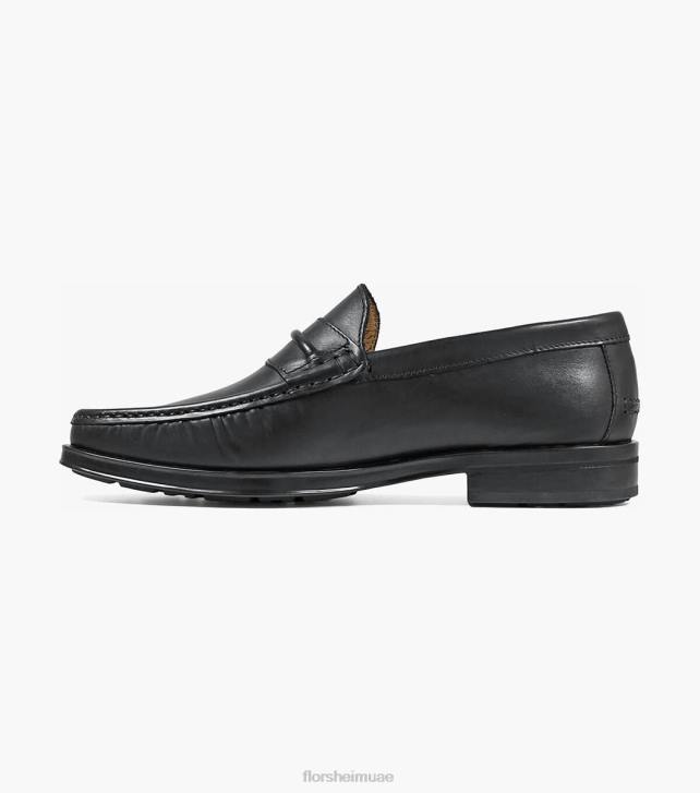 Florsheim رجال حزام اصبع القدم moc القصر متعطل 6B6H275 أسود الأحذية