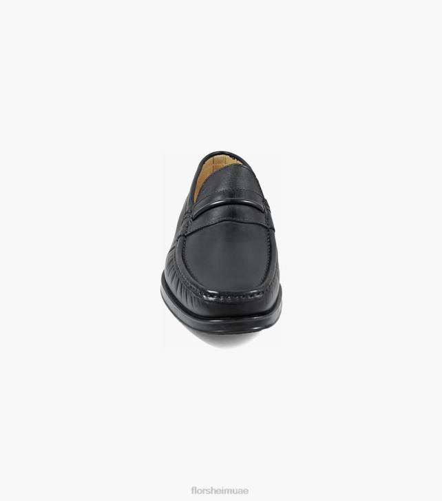 Florsheim رجال حزام اصبع القدم moc القصر متعطل 6B6H275 أسود الأحذية