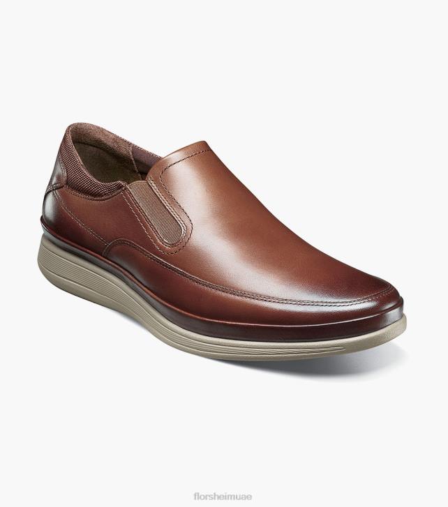 Florsheim رجال زلة اصبع القدم moc الحركة 6B6H329 كونياك الأحذية