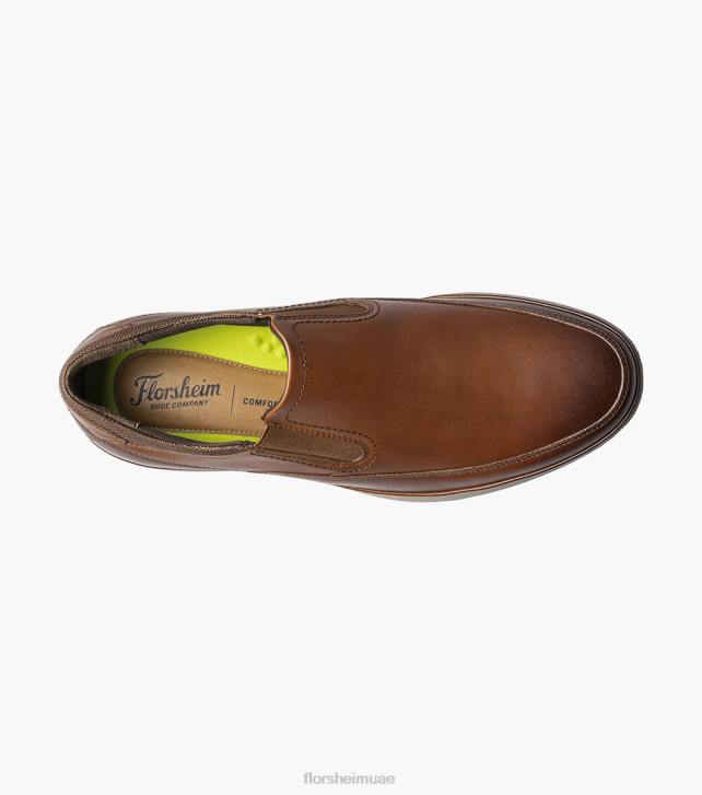 Florsheim رجال زلة اصبع القدم moc الحركة 6B6H329 كونياك الأحذية