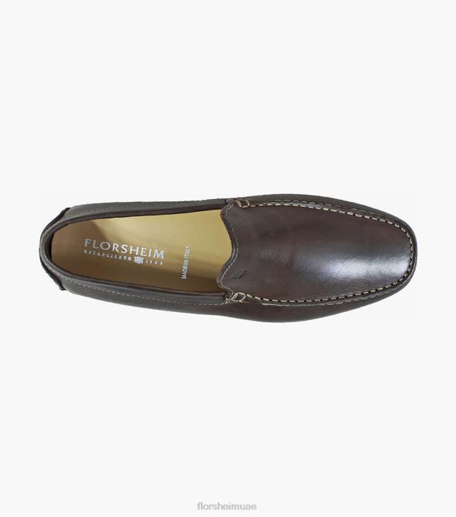 Florsheim رجال المذنب moc تو سائق البندقية 6B6H396 بني الأحذية
