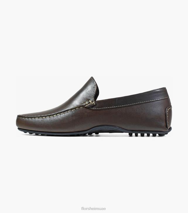 Florsheim رجال المذنب moc تو سائق البندقية 6B6H396 بني الأحذية