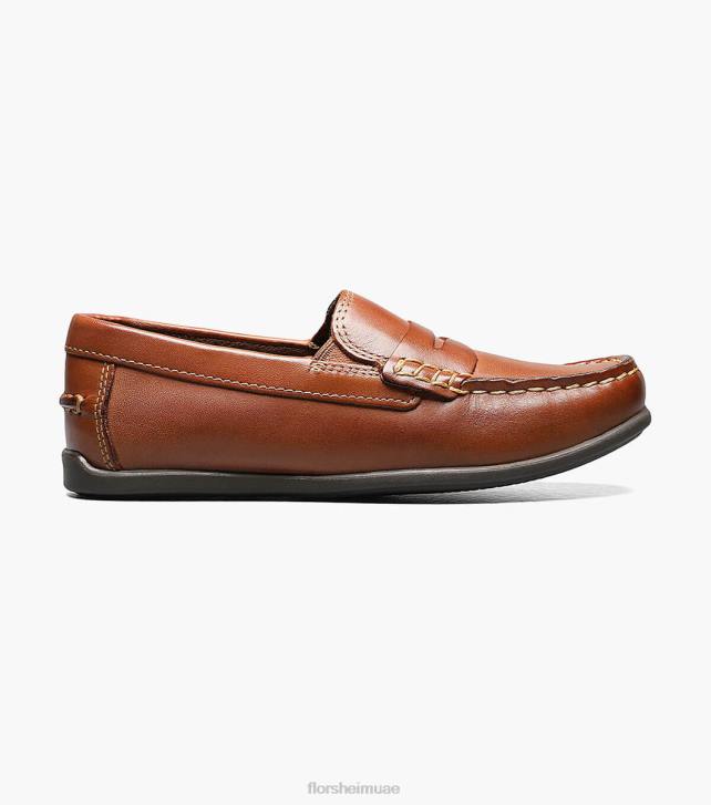 Florsheim أطفال جاسبر الابن. سائق moc تو بيني 6B6H435 سرج تان الأحذية