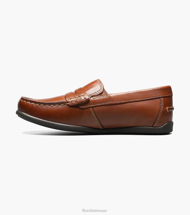Florsheim أطفال جاسبر الابن. سائق moc تو بيني 6B6H435 سرج تان الأحذية