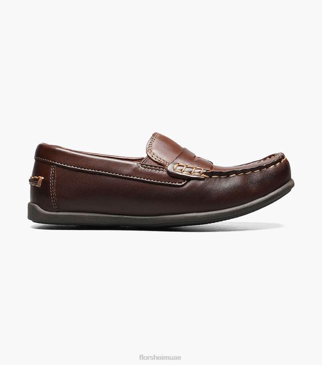 Florsheim أطفال جاسبر الابن. سائق moc تو بيني 6B6H437 بني الأحذية