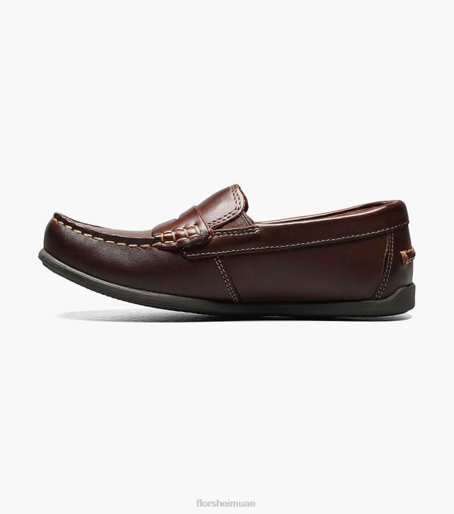 Florsheim أطفال جاسبر الابن. سائق moc تو بيني 6B6H437 بني الأحذية