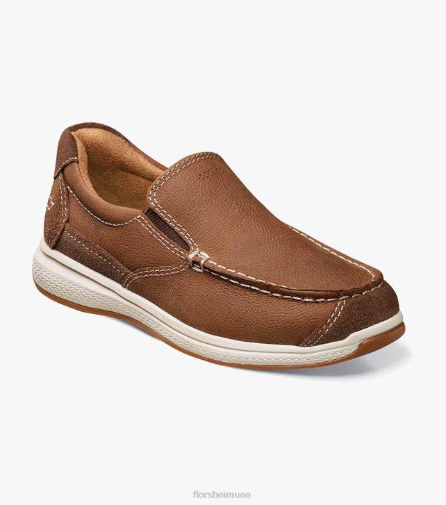 Florsheim أطفال بحيرات عظيمة الابن. زلة اصبع القدم moc 6B6H465 حجر الأحذية