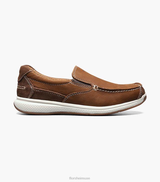 Florsheim أطفال بحيرات عظيمة الابن. زلة اصبع القدم moc 6B6H465 حجر الأحذية