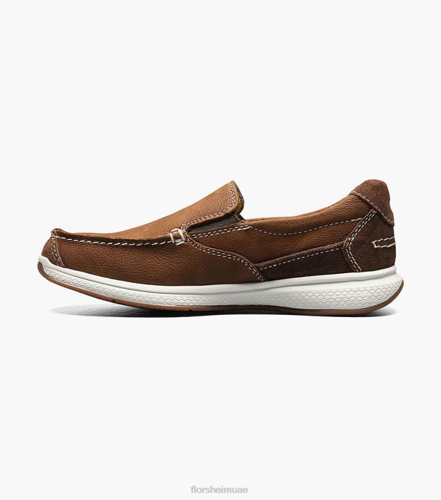Florsheim أطفال بحيرات عظيمة الابن. زلة اصبع القدم moc 6B6H465 حجر الأحذية