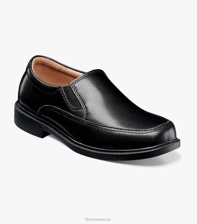 Florsheim أطفال بوجان الابن. الثاني moc اصبع القدم الانزلاق على 6B6H491 أسود الأحذية