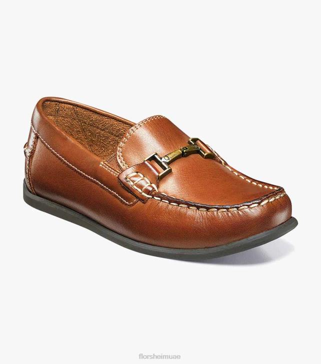 Florsheim أطفال جاسبر الابن. moc تو بت متعطل 6B6H500 سرج تان الأحذية