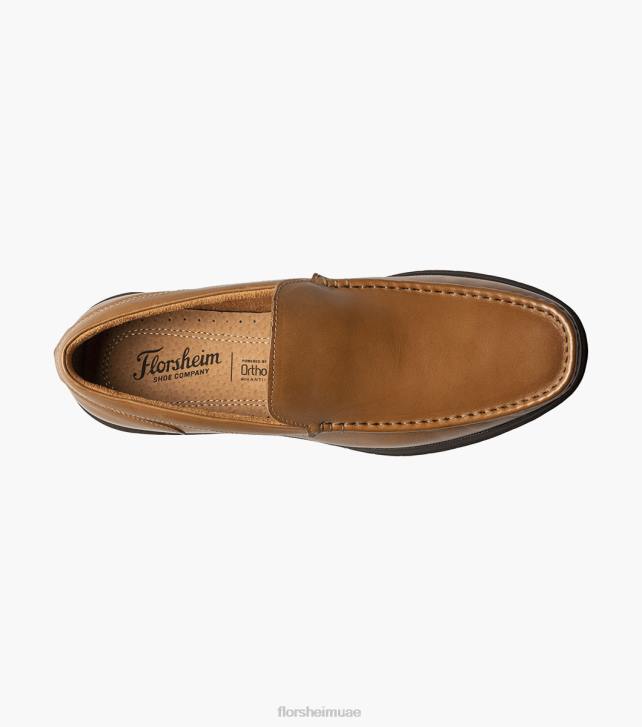 Florsheim رجال montigo moc اصبع القدم البندقية متعطل 6B6H104 كونياك الأحذية