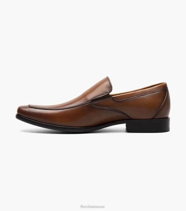 Florsheim رجال postino 2 زلة اصبع القدم البندقية 6B6H123 كونياك ناعم الأحذية