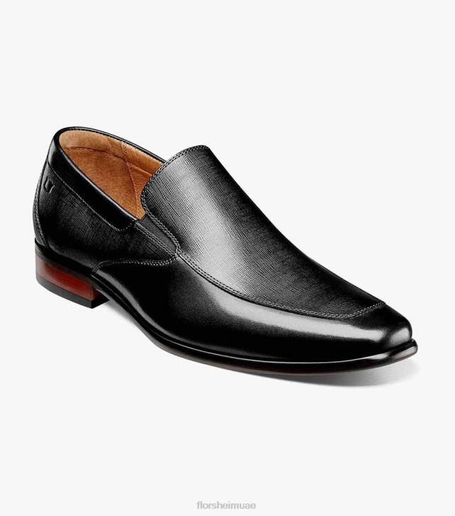Florsheim رجال postino 2 زلة اصبع القدم البندقية 6B6H124 أسود الأحذية