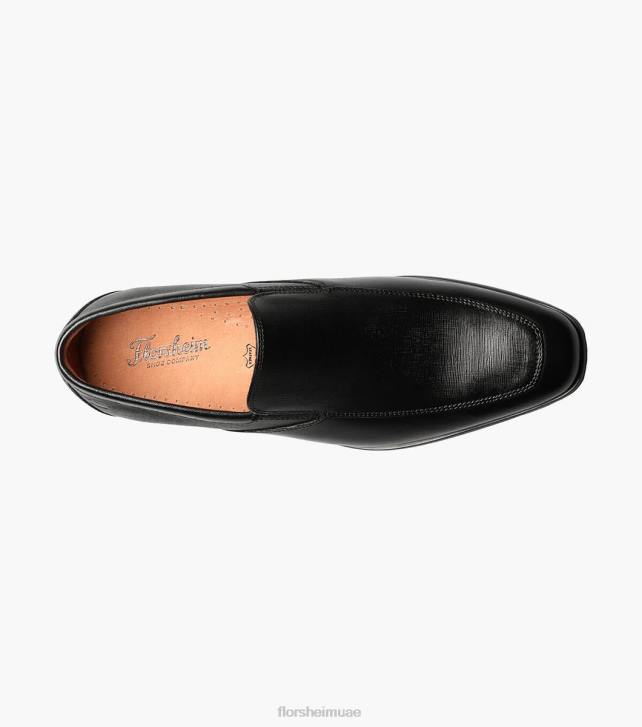 Florsheim رجال postino 2 زلة اصبع القدم البندقية 6B6H124 أسود الأحذية