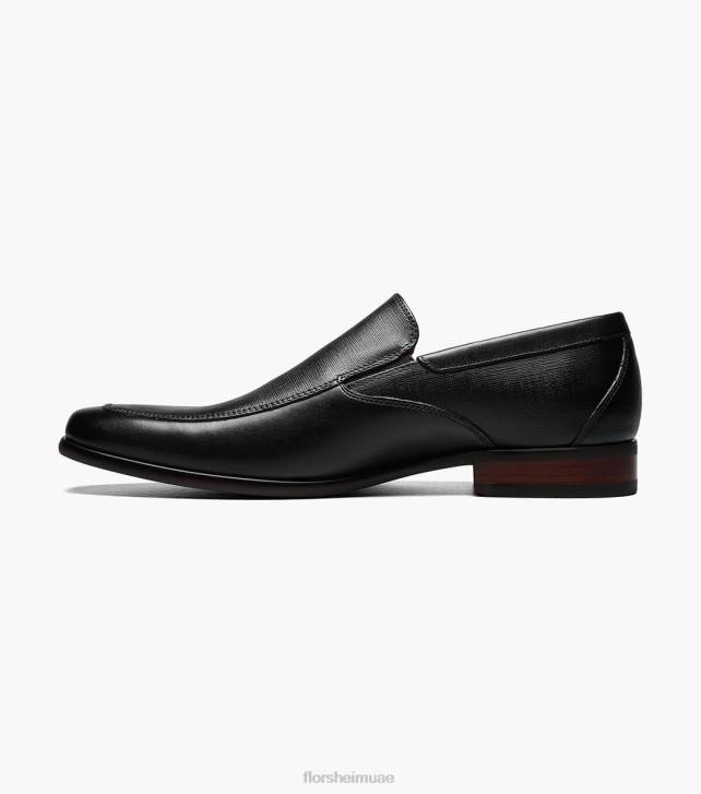 Florsheim رجال postino 2 زلة اصبع القدم البندقية 6B6H124 أسود الأحذية