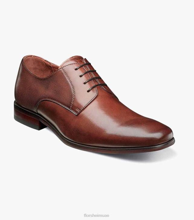 Florsheim رجال postino 2 سهل اصبع القدم أكسفورد 6B6H127 كونياك الأحذية