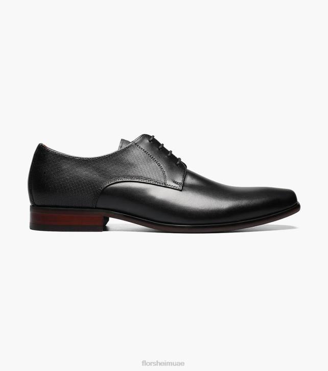 Florsheim رجال postino 2 سهل اصبع القدم أكسفورد 6B6H128 أسود الأحذية