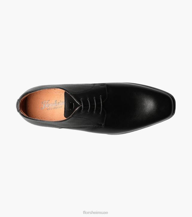 Florsheim رجال postino 2 سهل اصبع القدم أكسفورد 6B6H128 أسود الأحذية