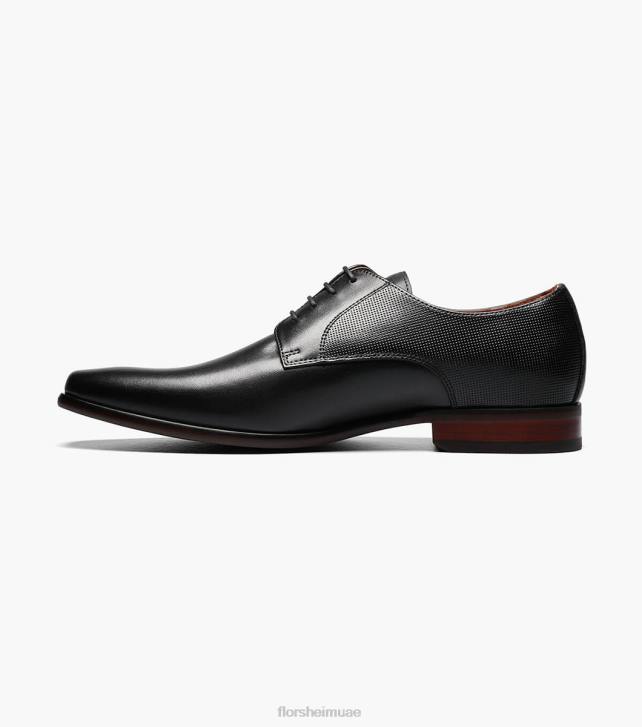 Florsheim رجال postino 2 سهل اصبع القدم أكسفورد 6B6H128 أسود الأحذية