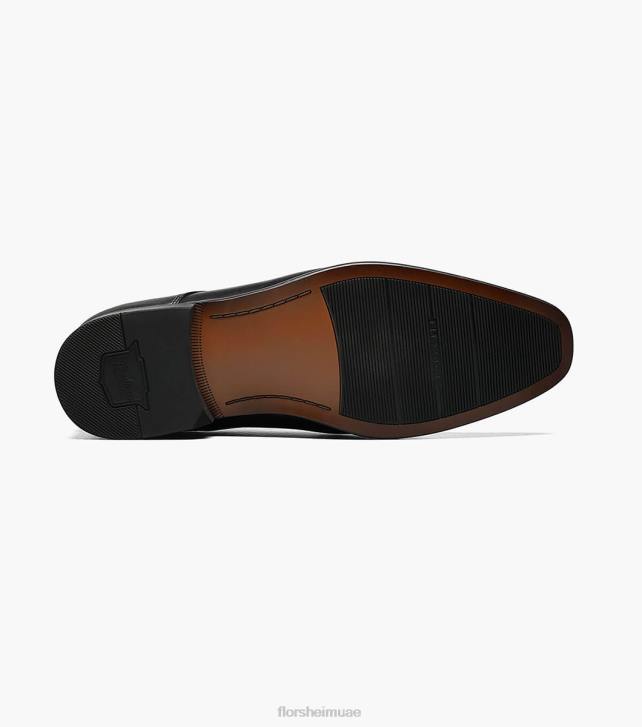 Florsheim رجال postino 2 سهل اصبع القدم أكسفورد 6B6H129 ناعم أسود الأحذية