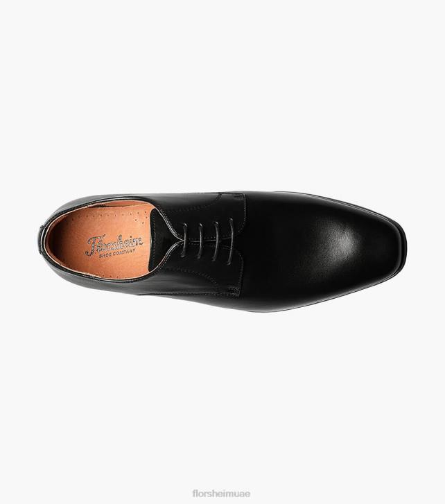 Florsheim رجال postino 2 سهل اصبع القدم أكسفورد 6B6H129 ناعم أسود الأحذية