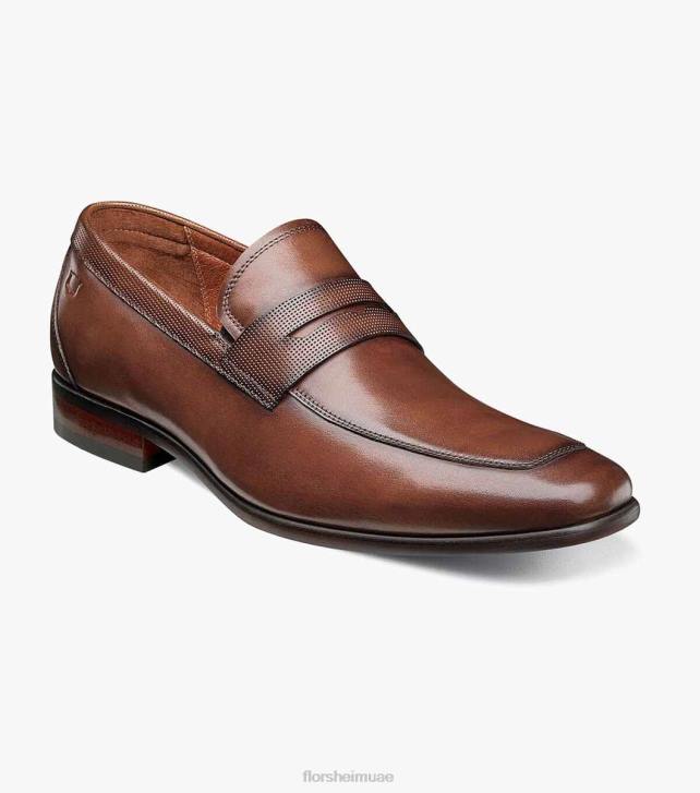 Florsheim رجال postino 2 moc toe بيني متعطل 6B6H197 كونياك الأحذية