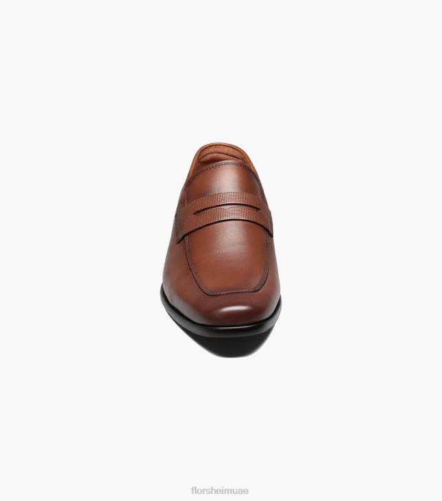 Florsheim رجال postino 2 moc toe بيني متعطل 6B6H197 كونياك الأحذية
