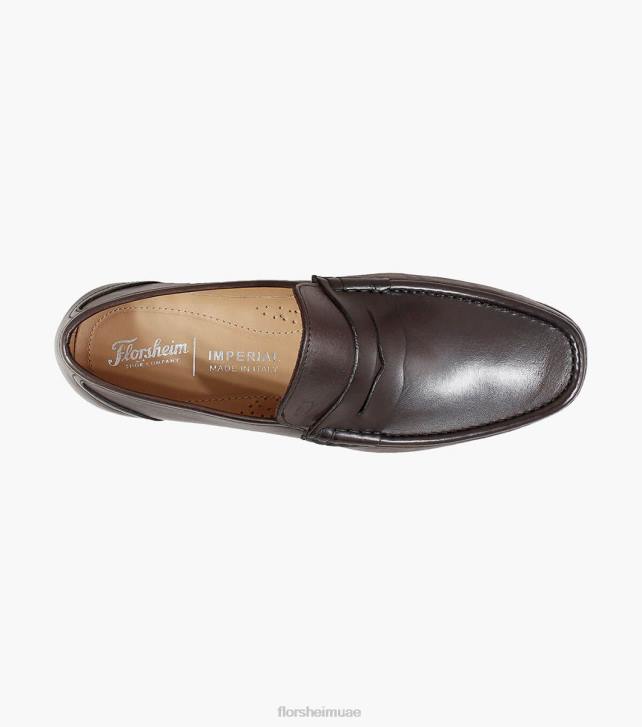 Florsheim رجال puente moc تو بيني متعطل 6B6H276 بني الأحذية