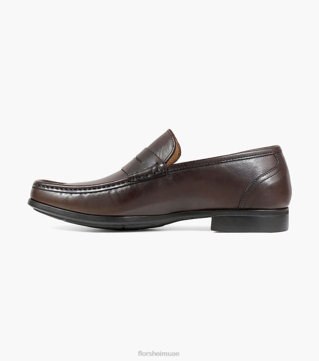 Florsheim رجال puente moc تو بيني متعطل 6B6H276 بني الأحذية