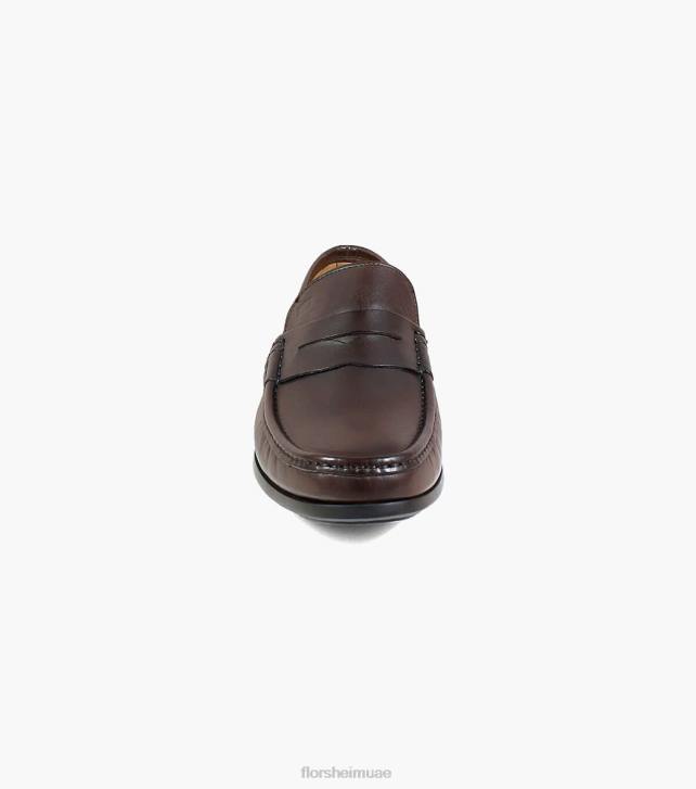 Florsheim رجال puente moc تو بيني متعطل 6B6H276 بني الأحذية