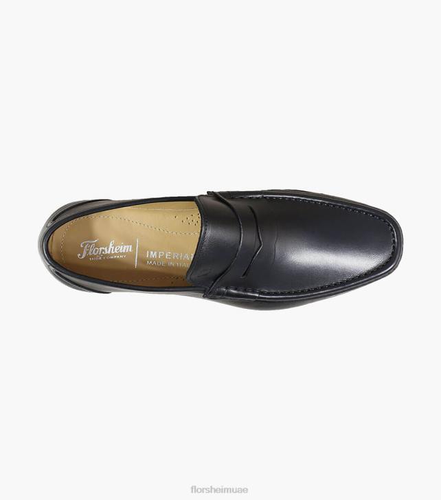 Florsheim رجال puente moc تو بيني متعطل 6B6H277 أسود الأحذية