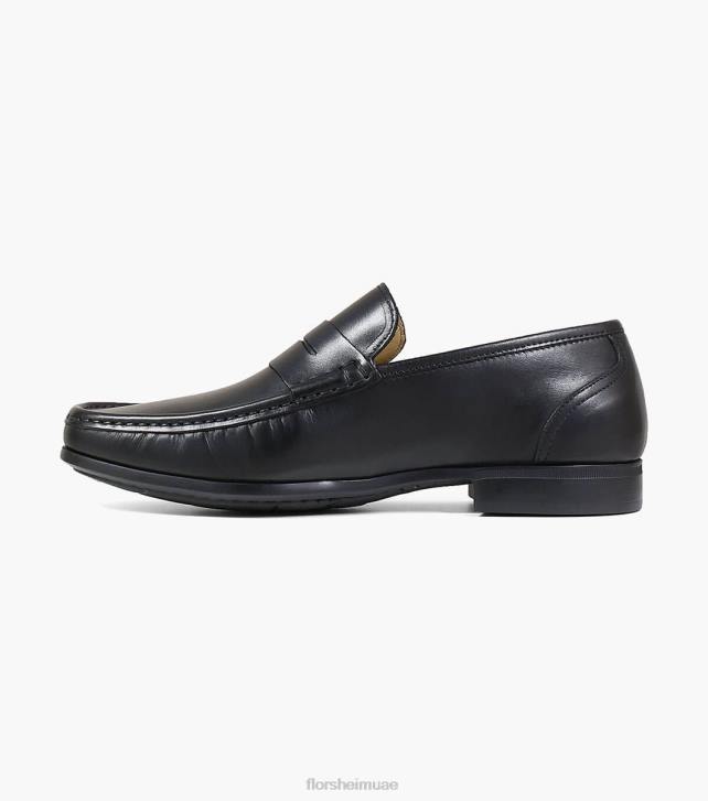 Florsheim رجال puente moc تو بيني متعطل 6B6H277 أسود الأحذية