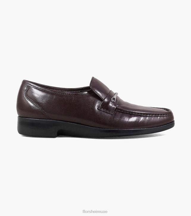 Florsheim رجال rovito moc اصبع القدم بت متعطل 6B6H256 بورجوندي الأحذية