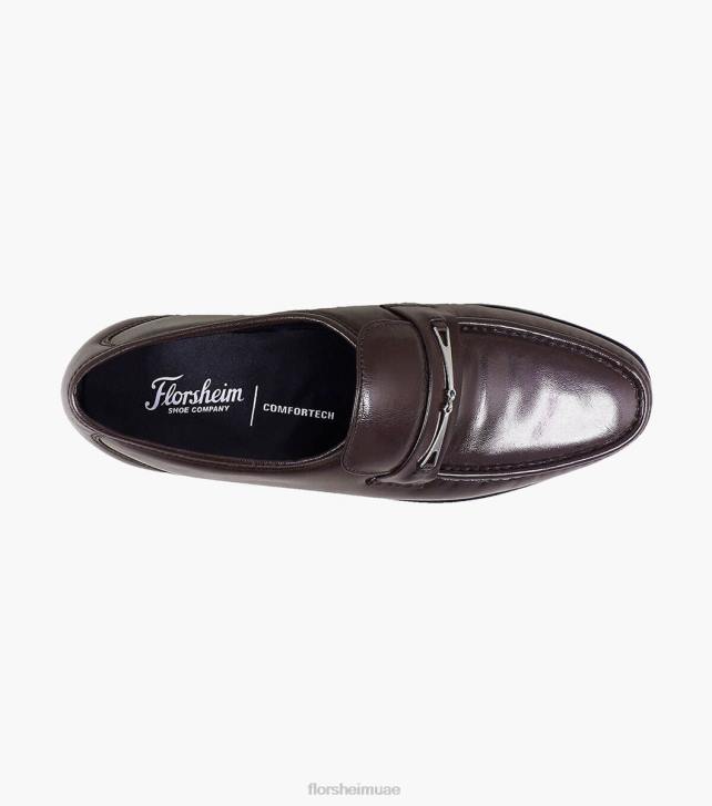 Florsheim رجال rovito moc اصبع القدم بت متعطل 6B6H256 بورجوندي الأحذية