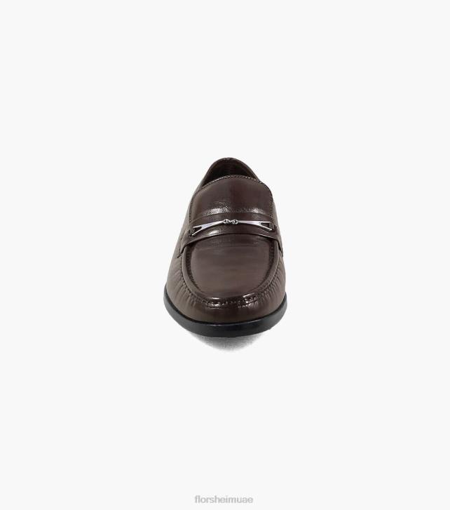 Florsheim رجال rovito moc اصبع القدم بت متعطل 6B6H257 بني الأحذية